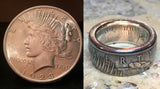 American Peace Dollar Coin Ring