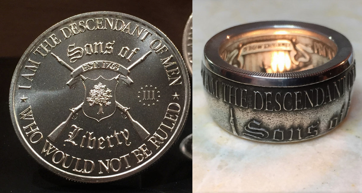 Sons of the american revolution sales ring