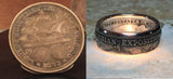 1892-1893 Columbian Expo Silver Half Dollar Coin Ring
