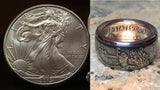 American Silver Eagle Coin Ring