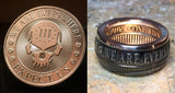 SOLD OUT Deuce Four 3% Skull Coin Ring