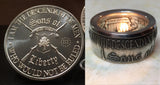 Sons of Liberty / Liberty Bell Coin Ring