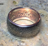 Alphonse Mucha Ivy Coin Ring