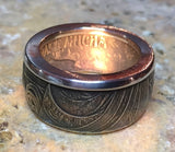 Alphonse Mucha Laurel Coin Ring