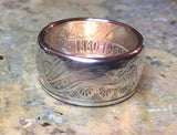 Alphonse Mucha Dance Coin Ring