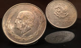 Mexican Cinco Pesos Coin Ring