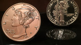 Winged Liberty / "Mercury Dime" Coin Ring