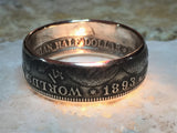 1892-1893 Columbian Expo Silver Half Dollar Coin Ring